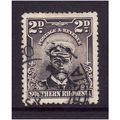 SOUTHERN RHODESIA 1924 SG 4 2d BLACK AND PURPLE...
