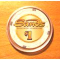 SANDS $1. CASINO CHIP - ATLANTIC CITY, New Jersey