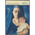 AUSTRALIA, CHRISTMAS, Madonna and Child, blue 1...