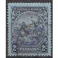 Barbados 1925 SG238 2/- Purple/Blue Fine Used .