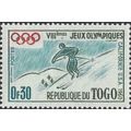 TOGO, OLYMPICS, Squaw Valley, Downhill ski, blue 1960, 0.30F