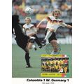 Columbia 1 West Germany 1 World Cup 1990 Limite...