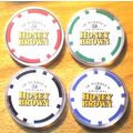 J.W. Dundee's Honey Brown Beer Poker Chip Golf ...