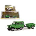 1972 Nissan Patrol Green with 1/4 Ton Cargo Tra...