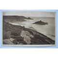1928 sepia Postcard Janvrins Tomb & Portelet Ba...