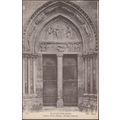 Portail Latéral, Eglise Notre-Dame, Mantes-sur-...