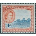 Gambia 1953 4s grey-blue & Indian red SG182 unused