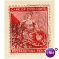 Cape Of Good Hope 1884 - 1p red - Hope Seated -...