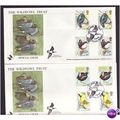 GREAT BRITAIN 1980 BIRDS GUTTER PAIRS SPECIAL W...