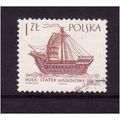 POLAND 1964 SG 1457 SAILING SHIP 1Z BROWN FINE ...