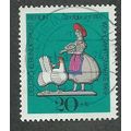 BERLIN -1969 20pf + 10 'HUMANITARIAN RELEIF FUN...