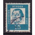 GERMANY 1961 FAMOUS GERMANS 15pf VALUE USED SG1...