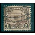 Used 571 $1 Lincoln Memorial Just Clears M09493