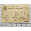 1900 postcard to Hill, York & Lancas Regt, Loec...