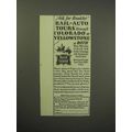 1930 Rock Island Railroad Ad - Rail-Auto Tours
