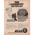 Atlas Tires vintage Full Page Print Ad April 1971