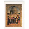 Raphael The Marriage of Mary Postcard unused VGC