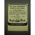 1955 Angel Records Ad - Sir Max Beerbohm reads his own essays