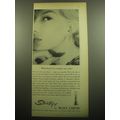1958 Mary Chess Strategy Perfume Advertisement - What kind of a woman are you?