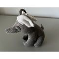 ELEPHANT PLUSH BAG CLIP BY GIFTWORKS