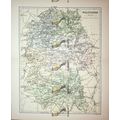 Wiltshire, England, Map, Book Illustration (Pri...