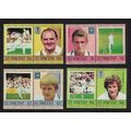 St. Vincent Cricketers 8v 1985 MNH SG#842-849 S...
