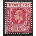 LEEWARD ISLAND 1907-11 EDVII WATERMARK MULTI-CR...