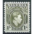 Nigeria 1938 SG56 1/- Sage-Green Mounted Mint ....