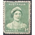 Australia 1937 - SG 180 - 1d green - Queen Eliz...