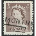 Canada 1953 Definitive Issue 1c Purple Brown SG...