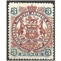 Rhodesia 1897 SG65 3d Brown-Red & Slate-Blue Mo...
