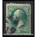 Used 158 3c George Washington Barely Clears RA0103