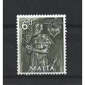 Malta.SG309 6d Grand Master La Valette.Mounted ...