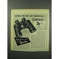 1950 Bausch & Lomb Binoculars Ad - Before You Buy
