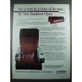 1988 SAA South African Airways Ad - For a Seat In A Class Of Its Own