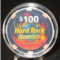 Hard Rock $100. CASINO CHIP - Albuquerque, New ...