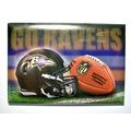 Baltimore Ravens Helmet Postcard Fridge Magnet