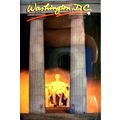 Lincoln Memorial Washington D.C. Postcard Fridg...
