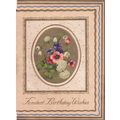 Vintage Birthday Card - Fondest Birthday Wishes...