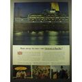 1960 Orient & Pacific Cruise Line Ad - Run away to sea - on Orient & Pacific