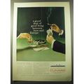 1960 Cunard Cruise Line Ad - A good deal of good living between here and Europe