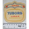 vintage Beer Mat - Tuborg Lager ref2