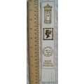 Vintage: white leather bookmark - Bath Postal M...