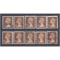 BULK STOCK.24p Chestnut x 10.Type Unchecked.Fin...