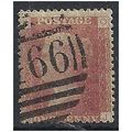 1858 SG43 1d Red Plate 149 Good/Fine Used Check...