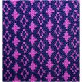 New Vintage 1960 1970 Purple Dress Fabric Remna...