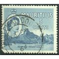 Mauritius 1950 - SG280 - 5c blue - Rempart Moun...