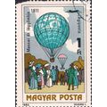 HUNGARY, AIR, Manned balloon flight, blue 1983,...
