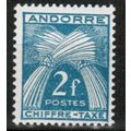 1943 Andorra - Sc# J26 Mint NH - Postage due 2f...