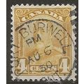 Canada 1929 SG278 4c Olive-Bistre Fine Used ..